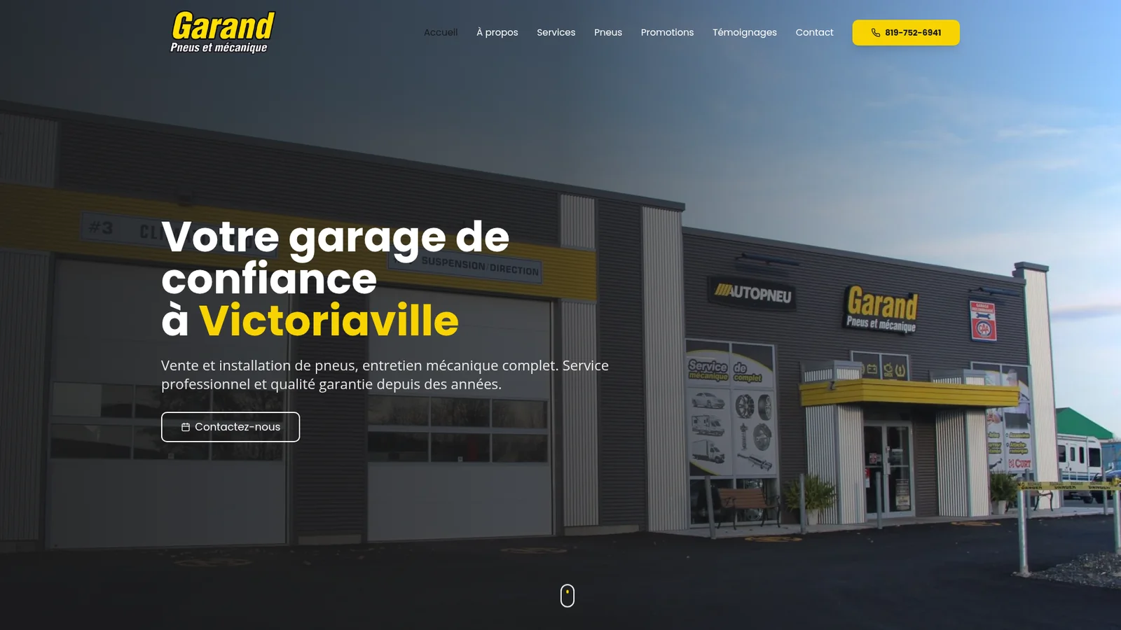 Garand Tires website — trusted garage for tires and mechanical maintenance Garand Tires website — trusted garage for tires and mechanical maintenance